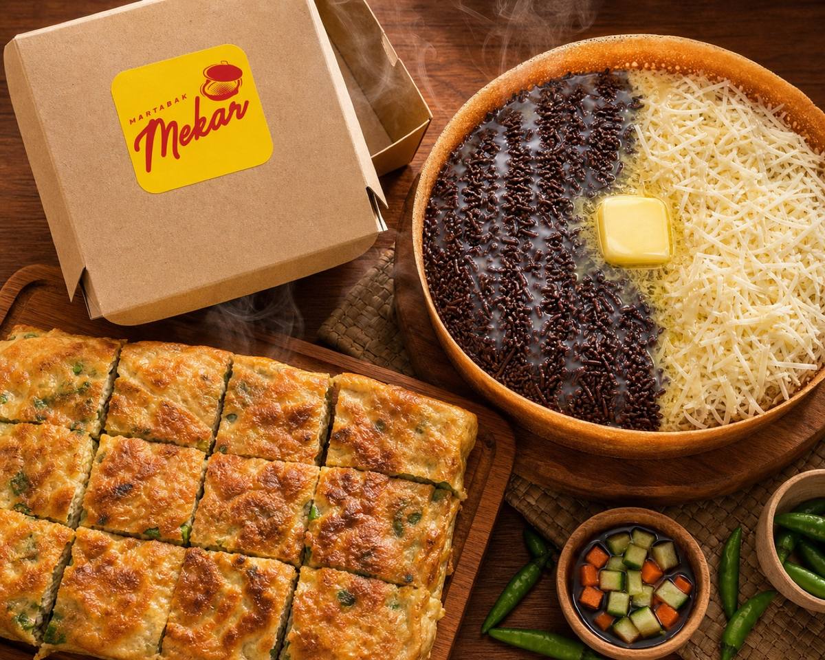 Martabak telur dan martabak manis Martabak Mekar