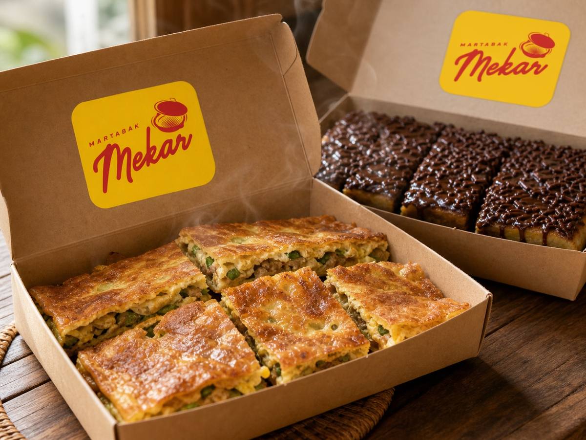 Beli martabak telur gratis martabak manis